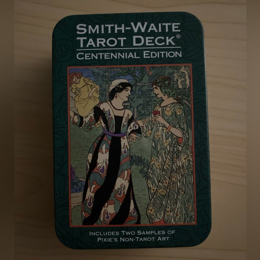 Pamela Colman Smith
Smith-Waite® Centennial Tarot Deck in a Tin